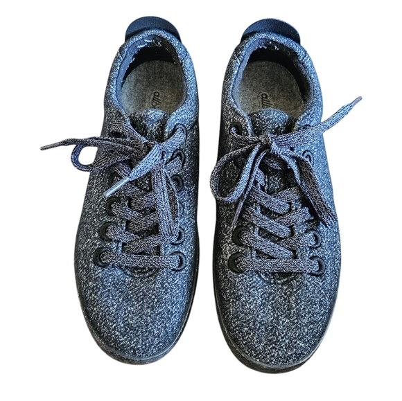 allbirds Shoes - Allbirds Black Gray Wool Pipers Sneaker Shoes Size Women's 9